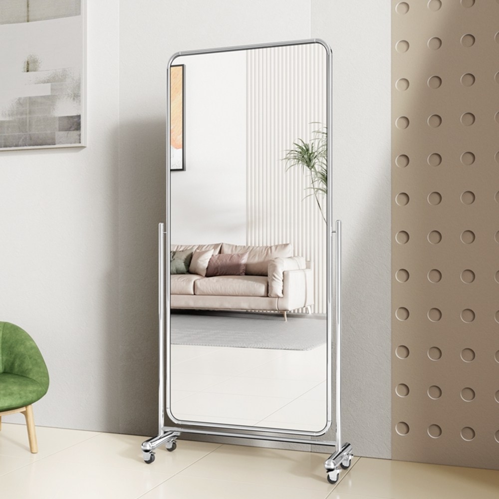 전신거울 이동식 거울 대형 스탠드 아치형 실버 뷔이위이 1800 사각 침실 300 피팅 224,900원