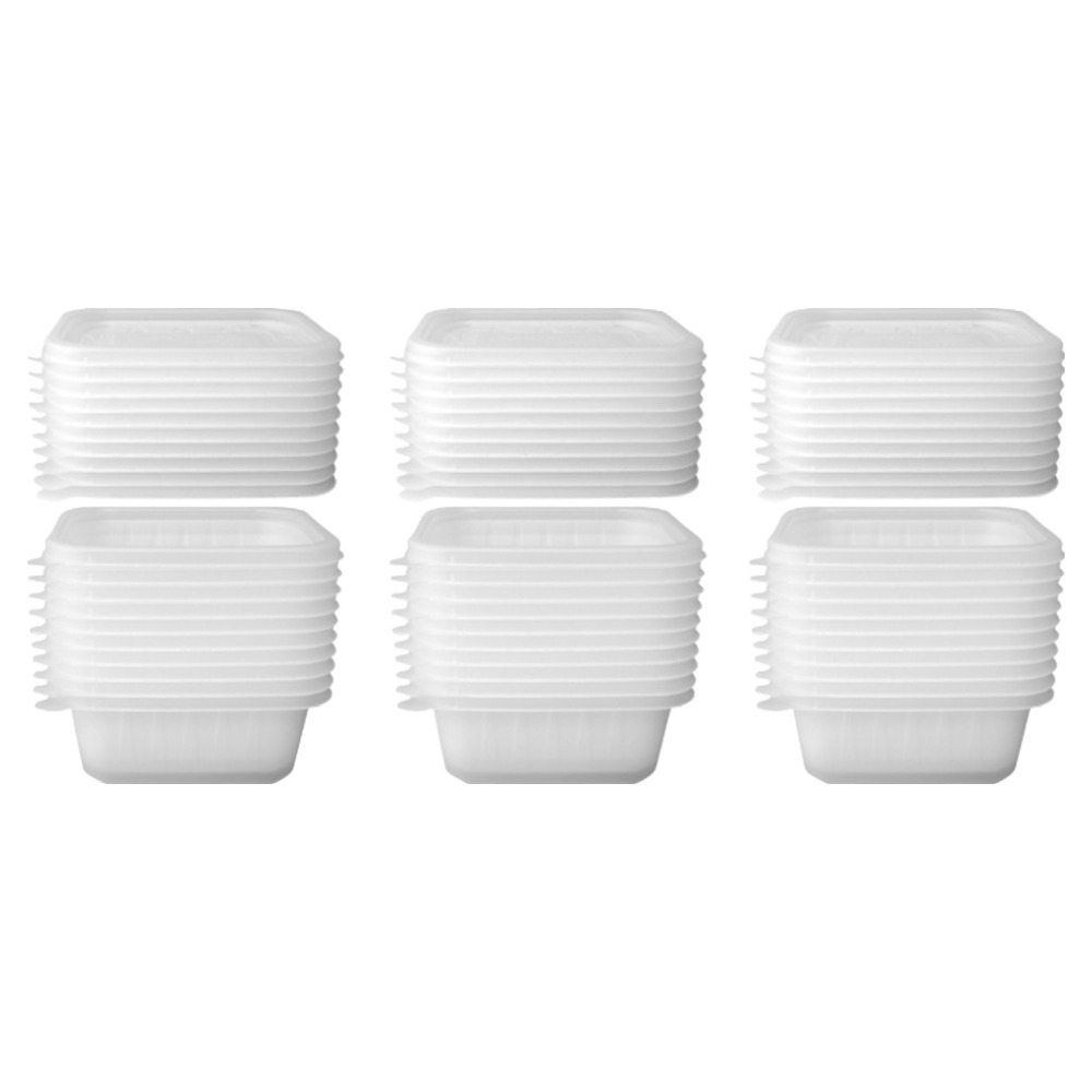 블룸엣홈 사각 하프 죽용기 반투명 중 400ml, 50개, 1개입 13,000원