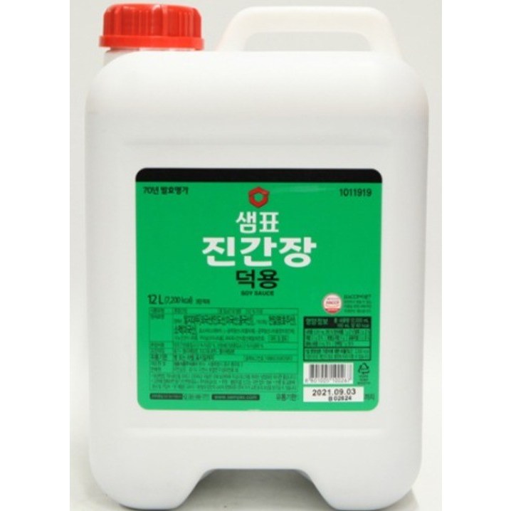 더 맛있는 샘표 진간장 덕용 녹색 12L 96,000원