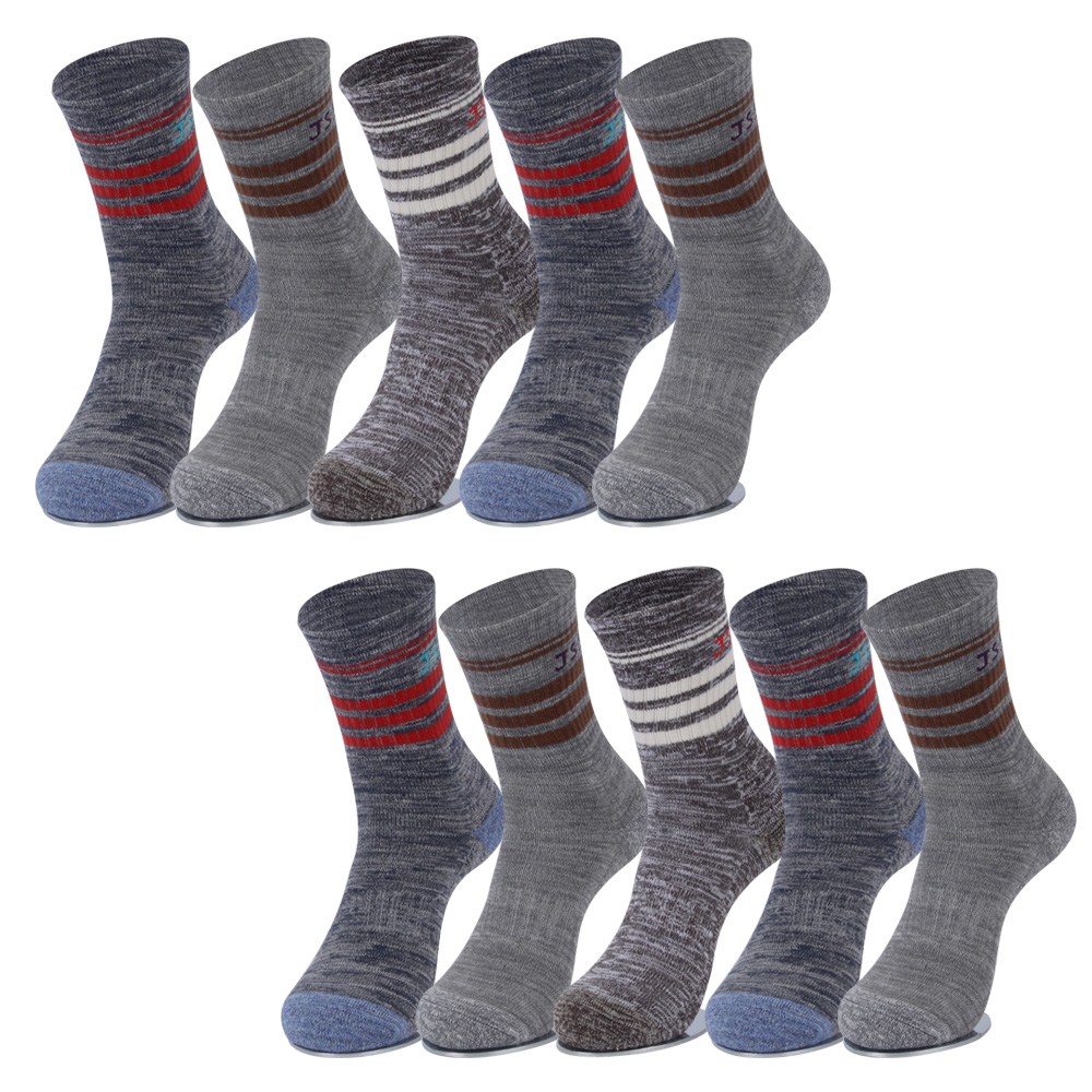 양말조아 국산 남자 여자 바닥이 도톰하고 세련된 스포츠 등산 안전화 작업용  이중파일 멀티플 양말 중목 장목 15켤레 24,900원