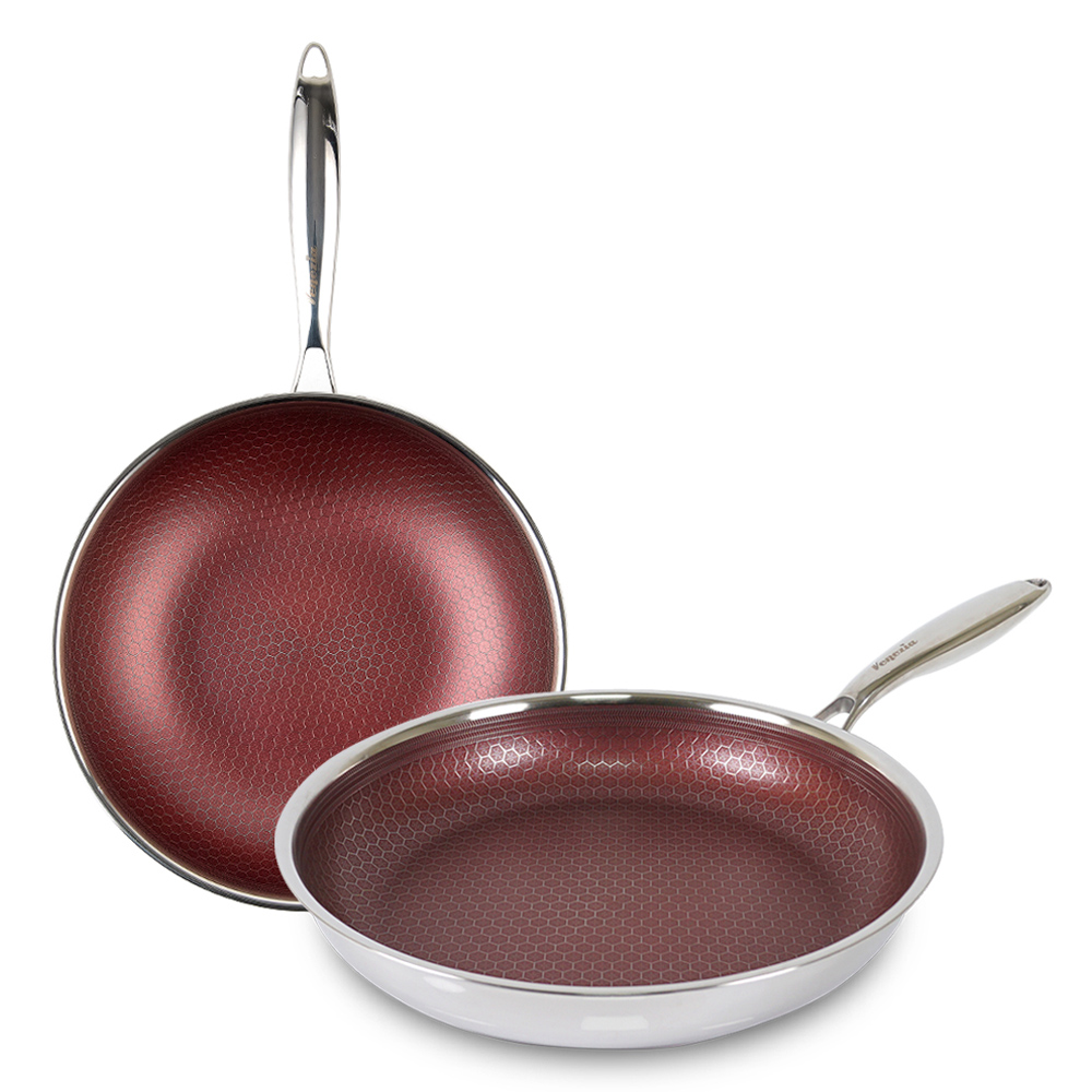 클래딘 인덕션 통3중 베네치아 IH 후라이팬 + 궁중팬 세트 2개 111,720원