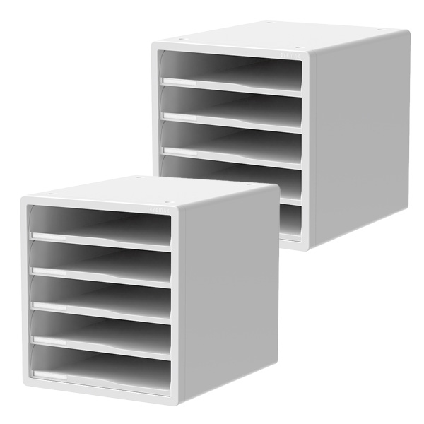 시스맥스 시스템 오픈형 서류함 파일 캐비닛 5단 화이트, 2개 94,300원