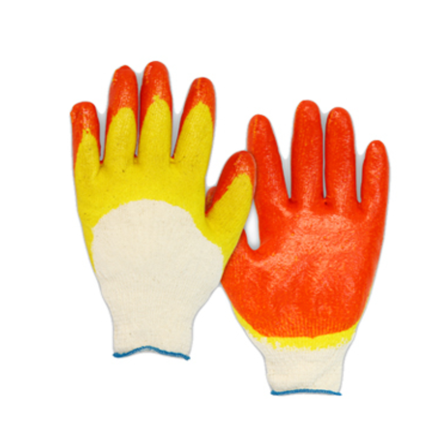 [빛고을] 국산 이중코팅 송학 청이중 황이중 깔깔이 10G 13G 100개 작업용 장갑 낱개포장, 송학 황이중13G, 100개 69,000원