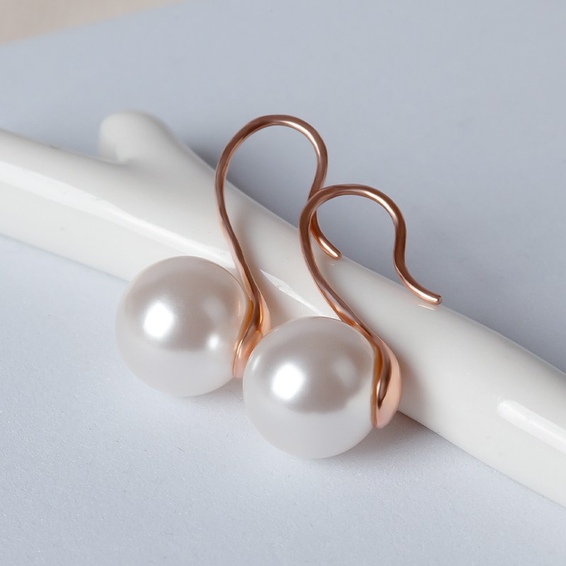 [니지쥬얼리] 전체 14K 스와로브스키 진주 10mm 귀걸이 618,000원