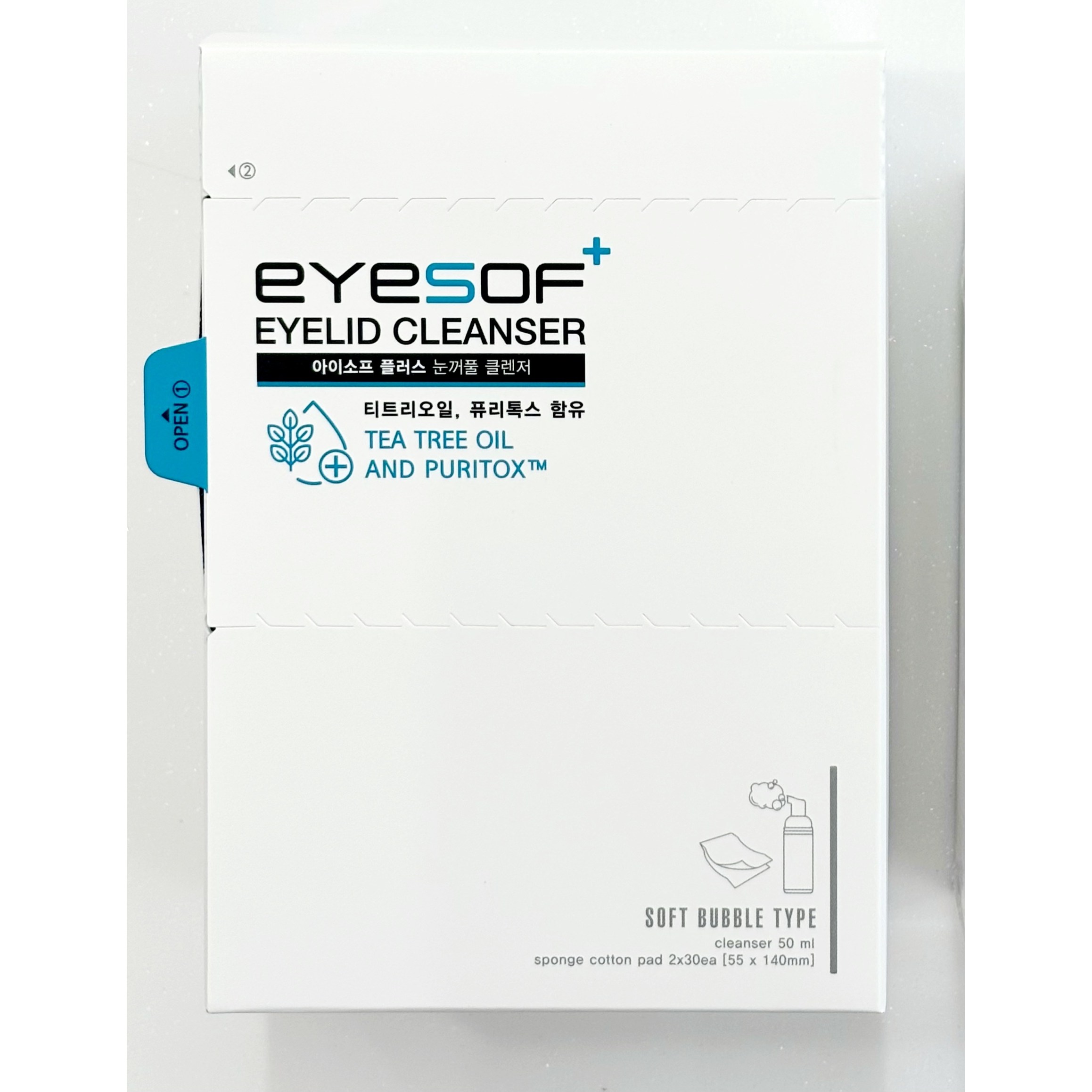 리드랩 아이소프 플러스 아이리드크리너 티트리오일 퓨리톡스 눈꺼풀 눈청결제 50ML 44,000원