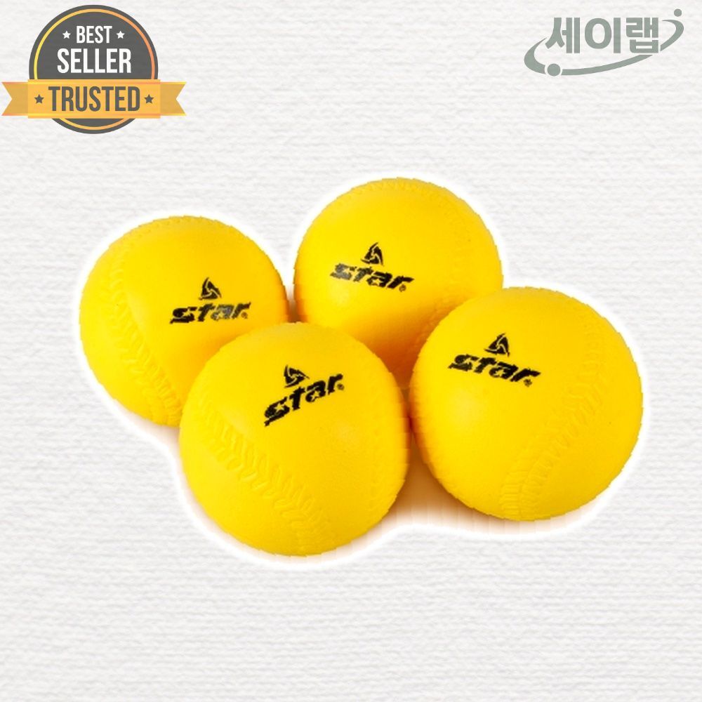 세이랩 스타 티볼공세트 WXB3000 4개입 말랑 안전소재 학교체육 야외용 티볼 티볼 23,700원