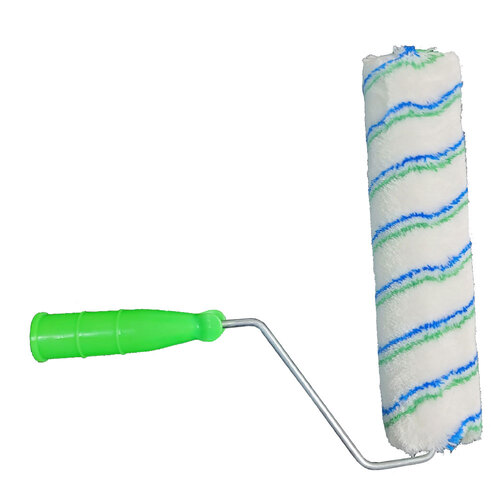 우레탄 에폭시 칠하는 전용 페인트로라 300mm 청녹색 줄무늬 페인트 대형 로러 7,200원