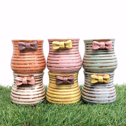 무배 행복한꽃그릇 다육이 화분 페어리 댕기 6종 세트, 페어리댕기, 6개 24,000원