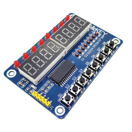 아두이노 TM1638 8채널 디스플레이 모듈 TM1638-KEY-DISPLAY-Module, 1개 2,530원