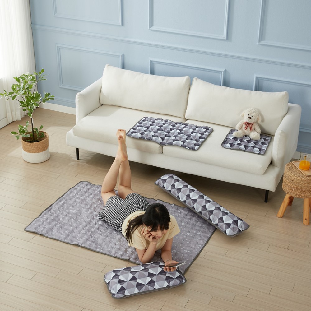 니즈벨 국산 쿨젤 쿨매트 냉 여름 아이스 침대 쿨방석 쿨링 쿨 매트 반려견 아기 더블 싱글 쿨부인시트 29,500원