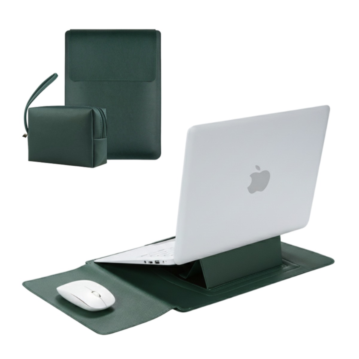 조이제이 LG그램 갤럭시북 그램 맥북 노트북 파우치, 딥 그린 19,100원