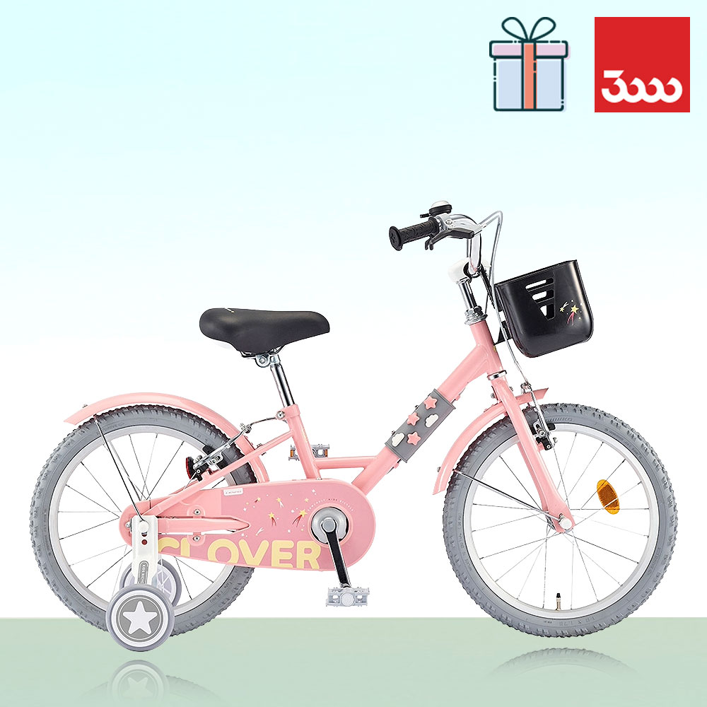 [바이크7] 2026 삼천리 클로버 18인치 - 100% 완조립 5세 6세 DIY 액세서리 어린이 아동 키즈 핑크 블루 민트 레스포 탈부착 바구니 스틸 보조바퀴 네발 자전거 237,000원