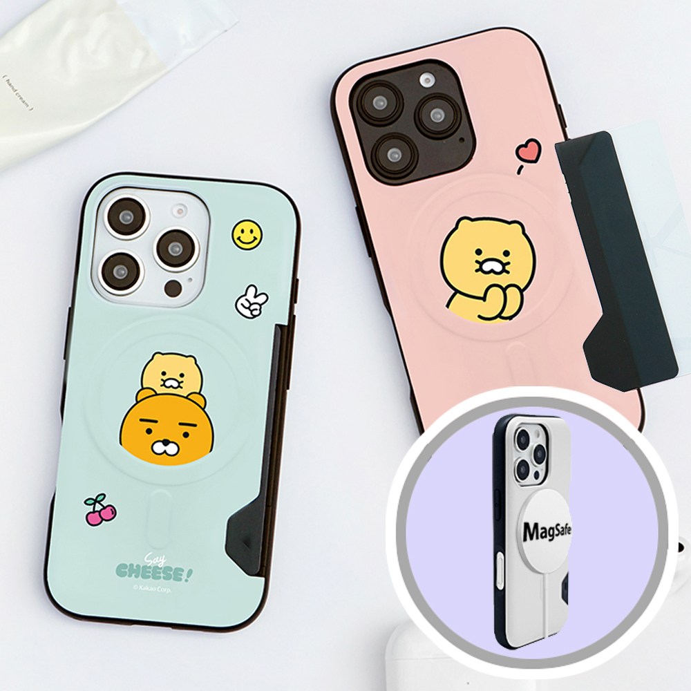 카카오프렌즈 세이치즈 맥세이프 투카드 범퍼케이스 22,900원