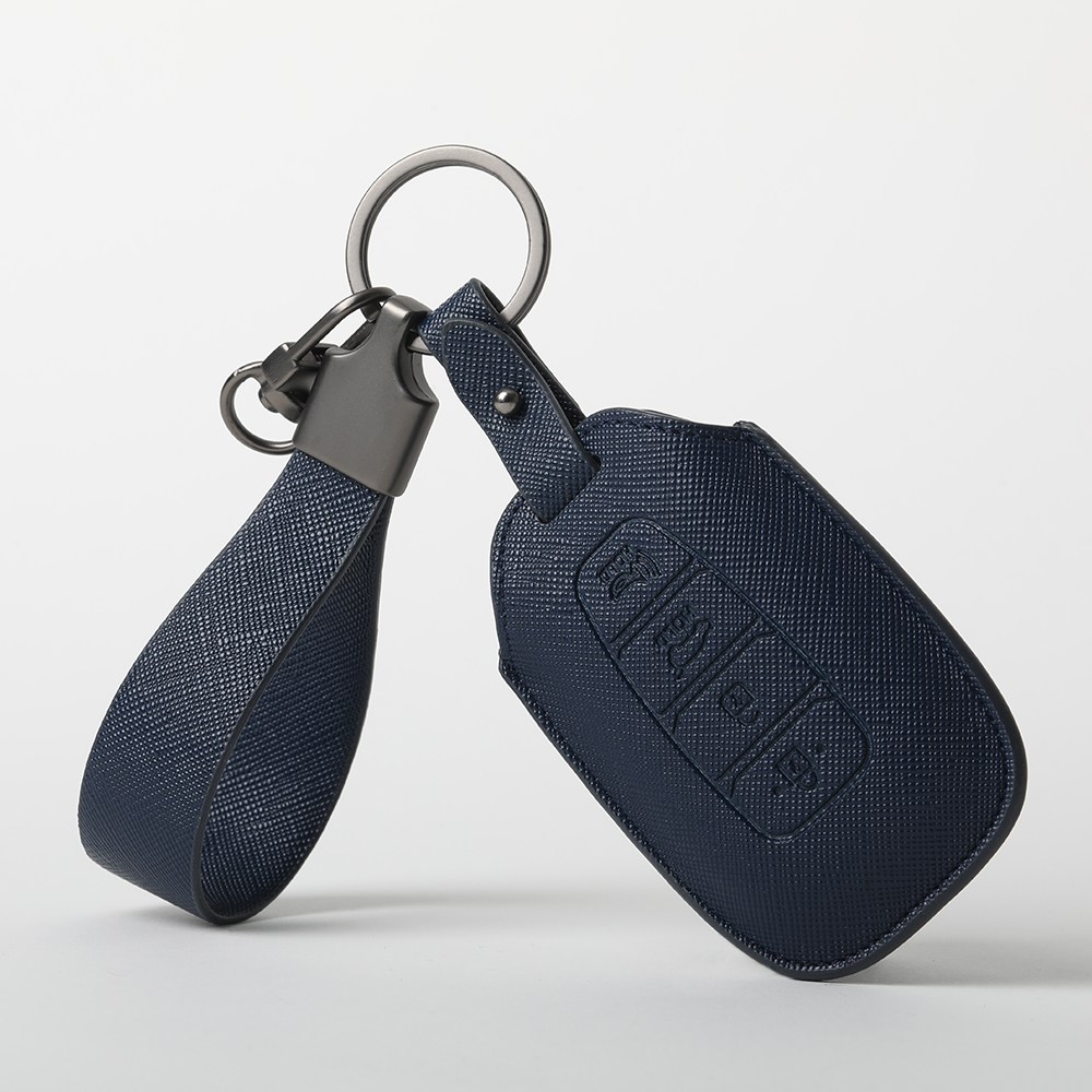 [무료각인]디아나마스 현대 호환 차키케이스 가죽 키홀더 차키링, 현대C타입(각인가능), 타이탄네이비(금속 흑니켈) 27,800원