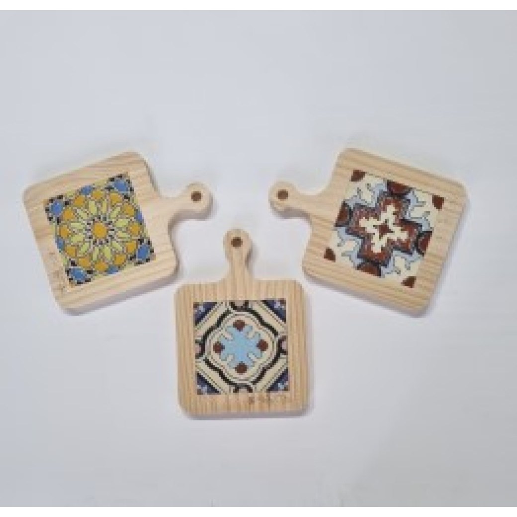 북유럽 타일 냄비받침 목공 체험 DIY 키트 목공 수업 재료 3,000원