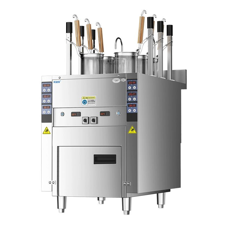 엔리프 해면기 상업용 스테인리스 전기 우동 면 삶는 기계 전자동 조리기 면탕기, 직경 14cm 6구 고급형, 기본 색상 1,279,400원