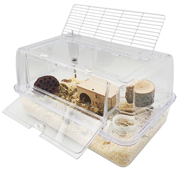 햄스터 집 케이지 스마트리빙 하우스 소형, 투명, 1개, 현재가 50,400원