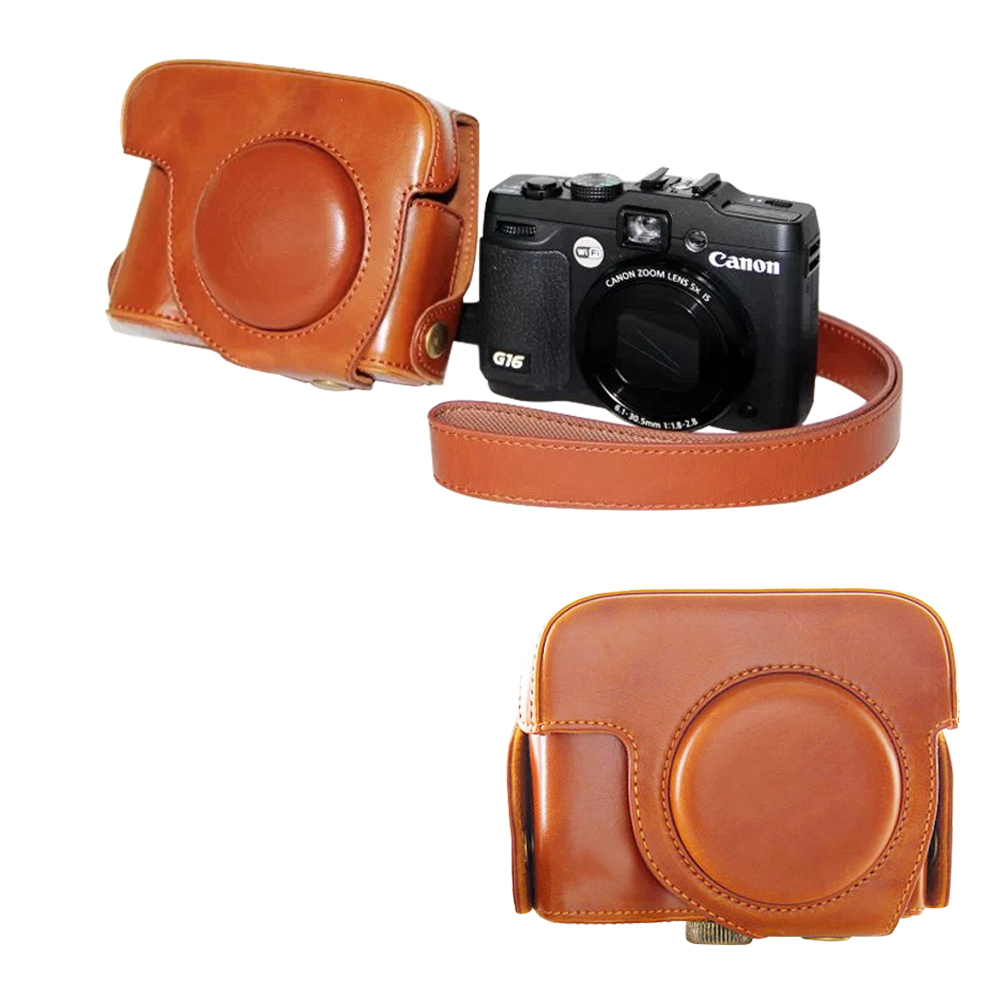 아이디스킨 캐논 Canon 파워샷 G15 G16 PU가죽케이스 속사케이스, 1개 13,500원