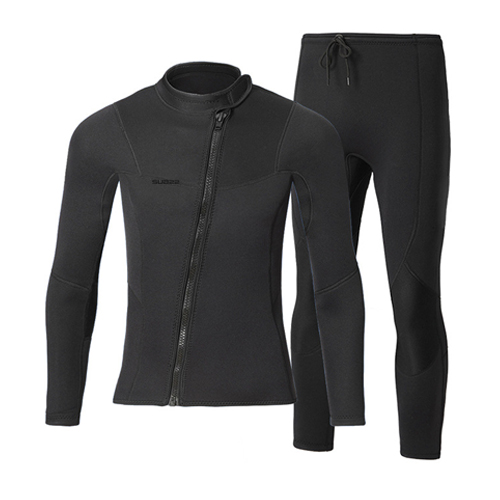 SUB22 다이빙슈트 상하의 분리형 서핑 웻슈트, 블랙 56,000원