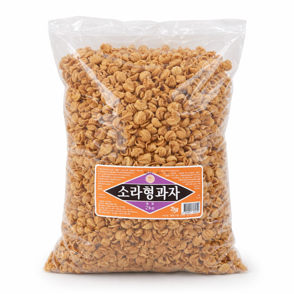 주5일 바삭한 소라과자 업소용 대용량 벌크 박스 소라형과자, 2kg, 1개 14,600원