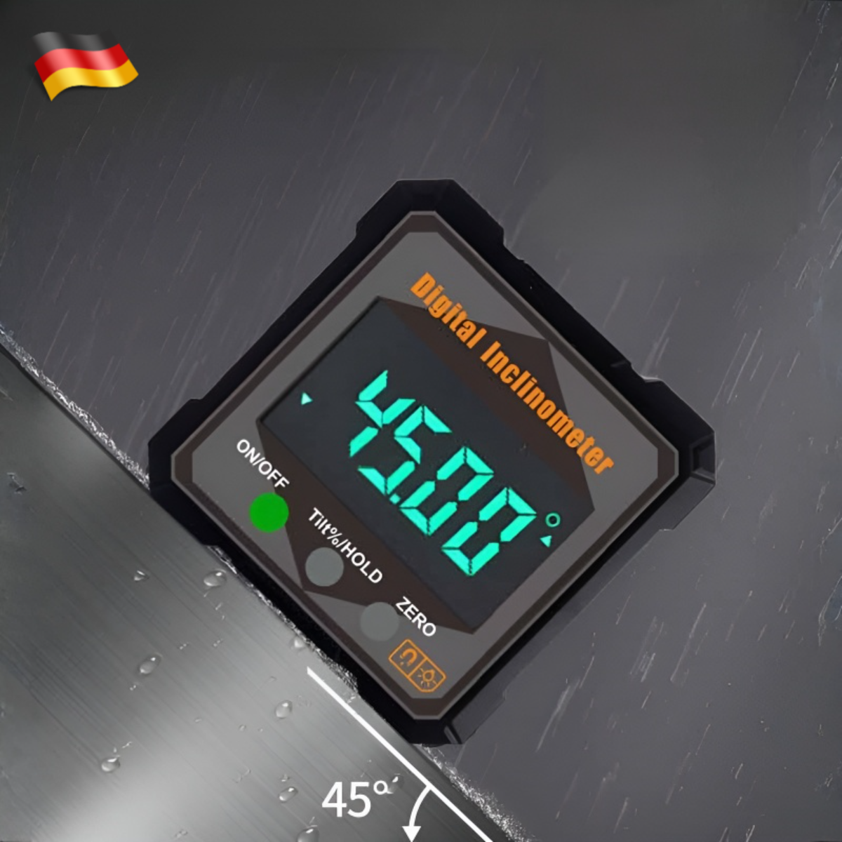 독일 강력 자석 디지털 수평계 겸 각도 측정기 디지털 각도기 수평계 고정밀도/2in1  DLW22ML 21,800원