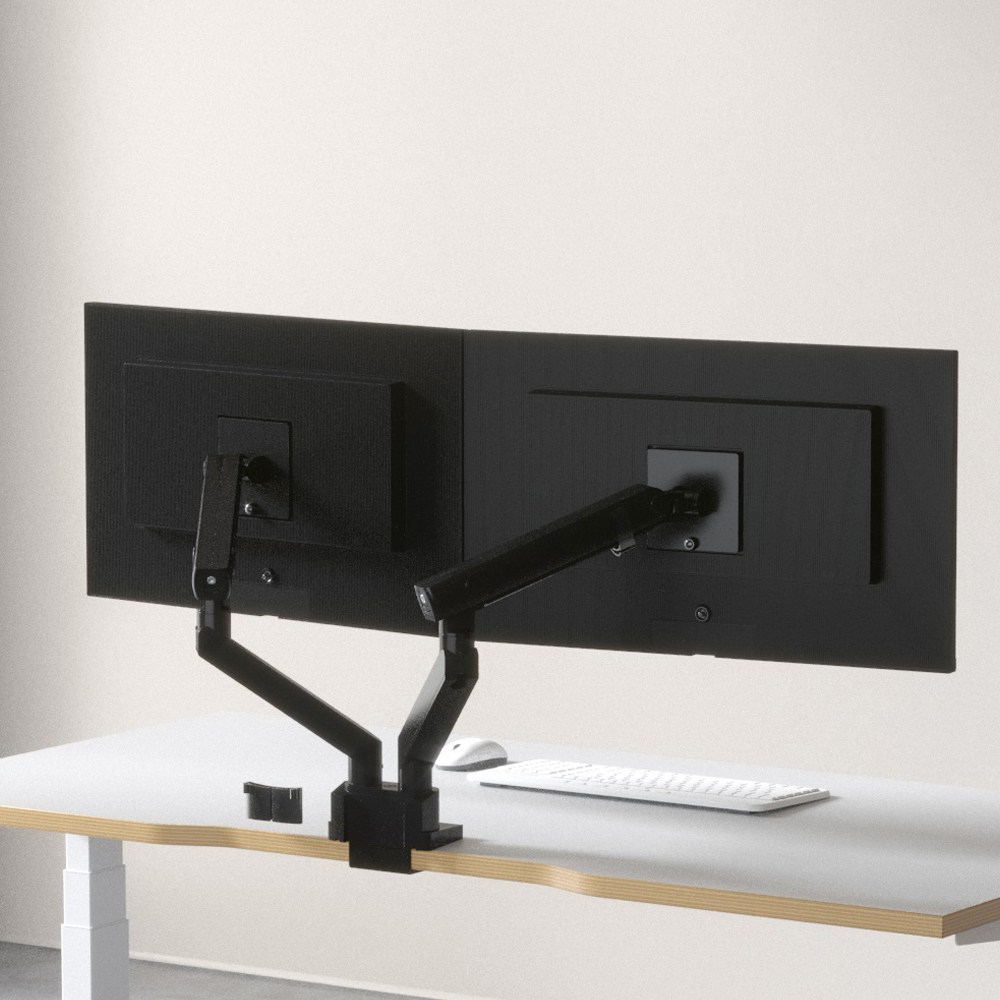 루나랩 모니터암 거치대 듀얼 베사홀 클래식 모니터암 블랙 93,000원