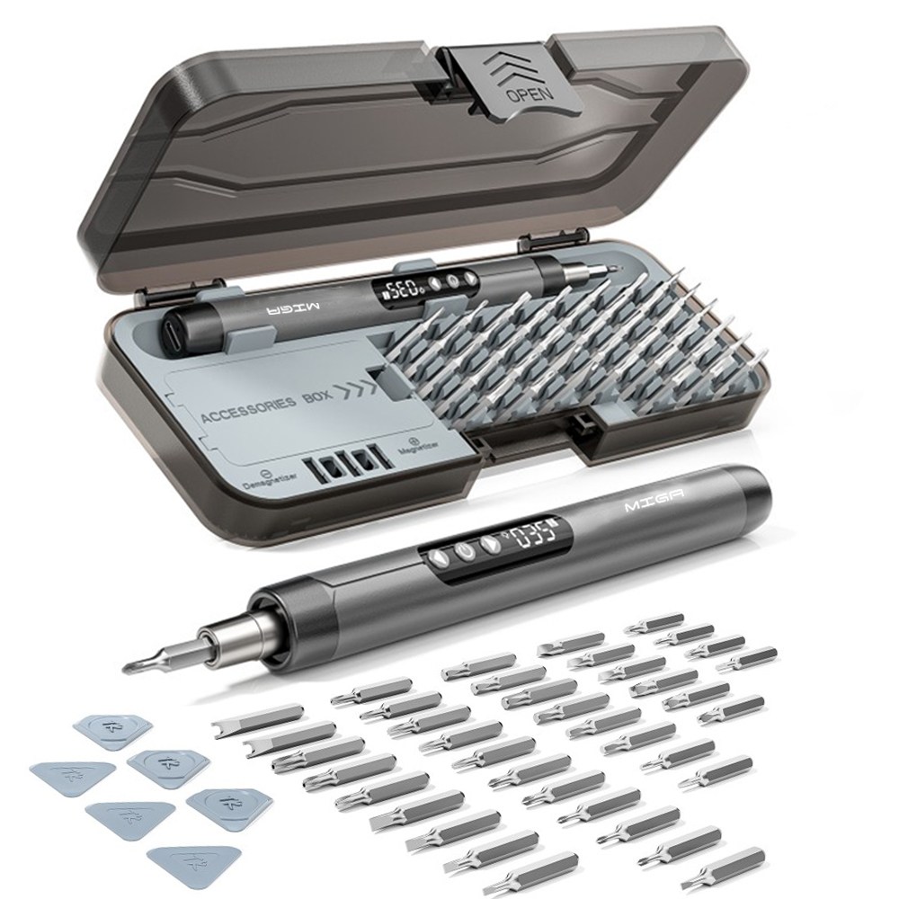 MIGA 무선 정밀 전동 드라이버 46 in 1 세트 신형 LED 디스플레이 25,690원