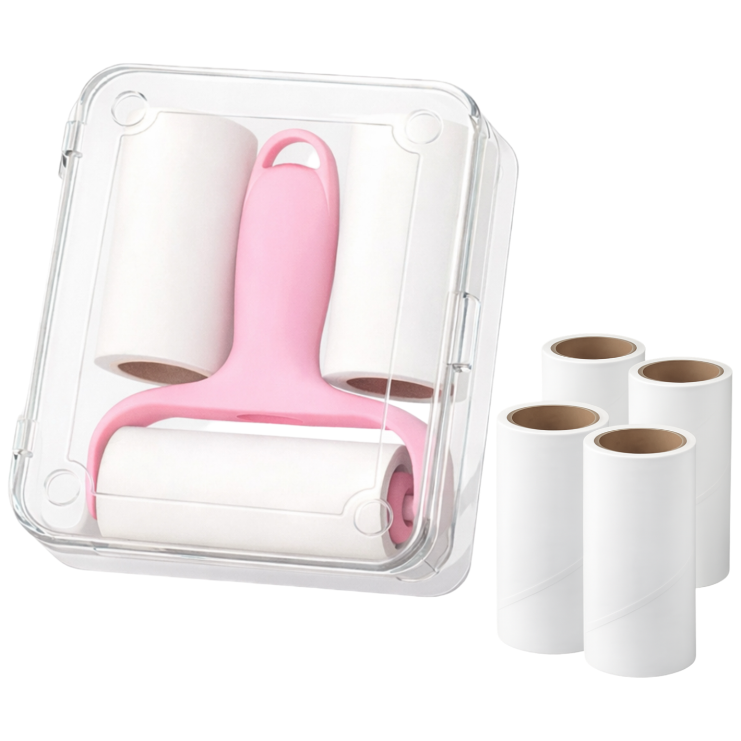 모모스토어 휴대용 미니 돌돌이 본품+리필 6개 세트 8,500원