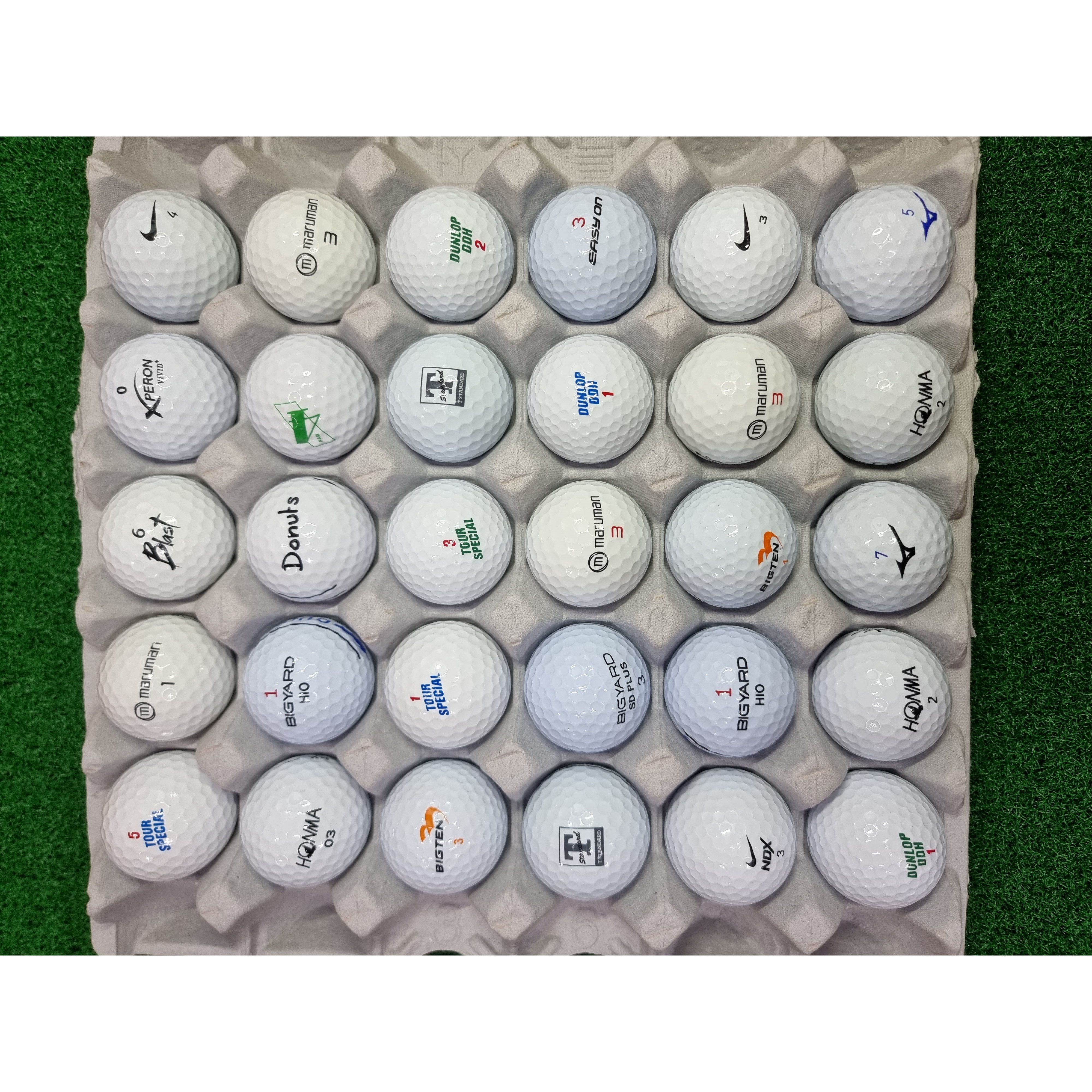 토탈브랜드 연습장볼 스크린골프 개인연습용볼 중고 골프공 로스트볼 B급 / C급 400알 56,110원