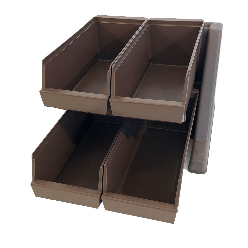 라이프초이스 업소용 가정용 다용도 분류통 4구 세트 수저통 수저함 정리함 빨대 냅킨 소스 수납, 1개 45,680원