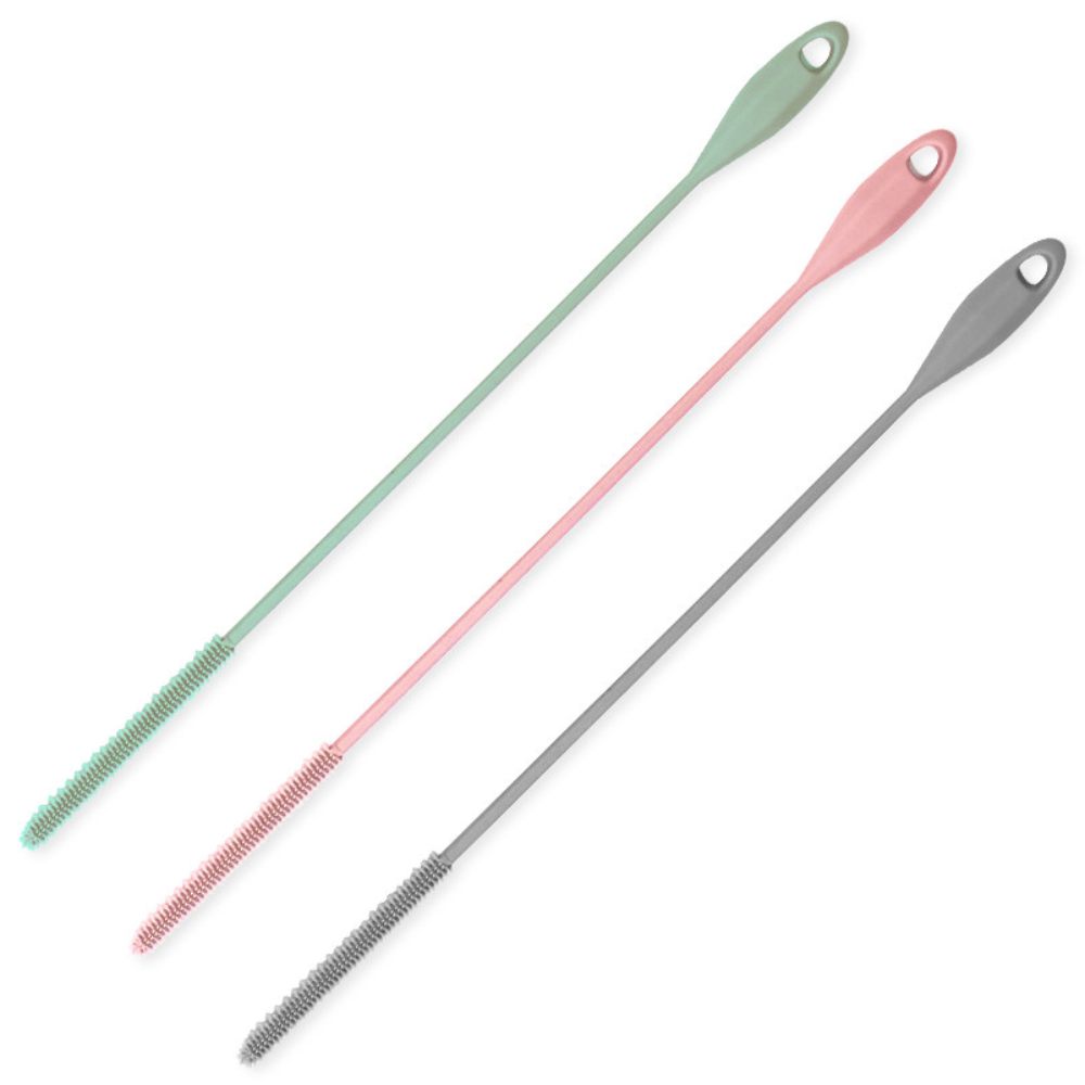 하이비 100%국내제조 다용도 실리콘 빨대세척솔 3개(색상혼합) 텀블러솔 주방솔 빨대솔 15,900원