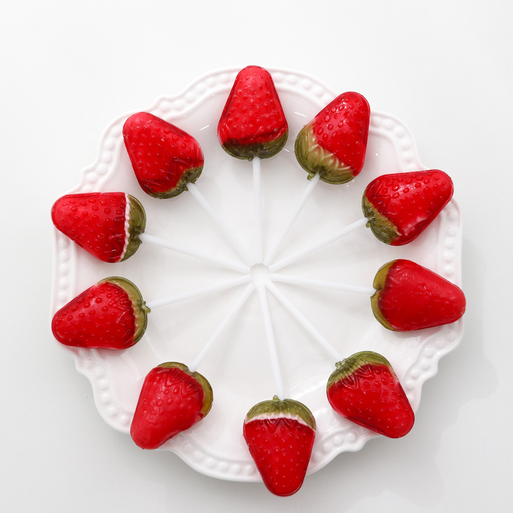 딸기가좋아 수제 막대사탕, 5개, 17g 7,800원