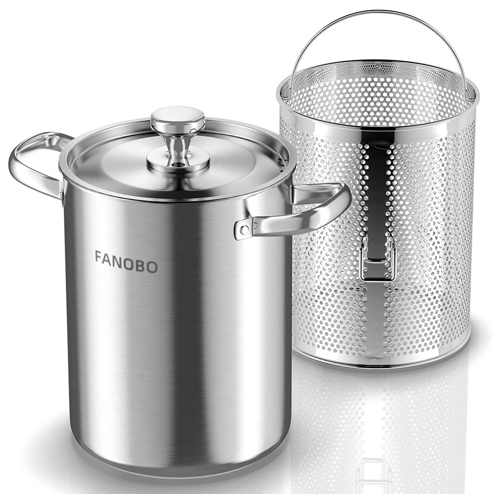 FANOBO 스테인리스 스틸 다기능 냄비 4.3L, 1개, 단일 색상, 16cm 25,800원
