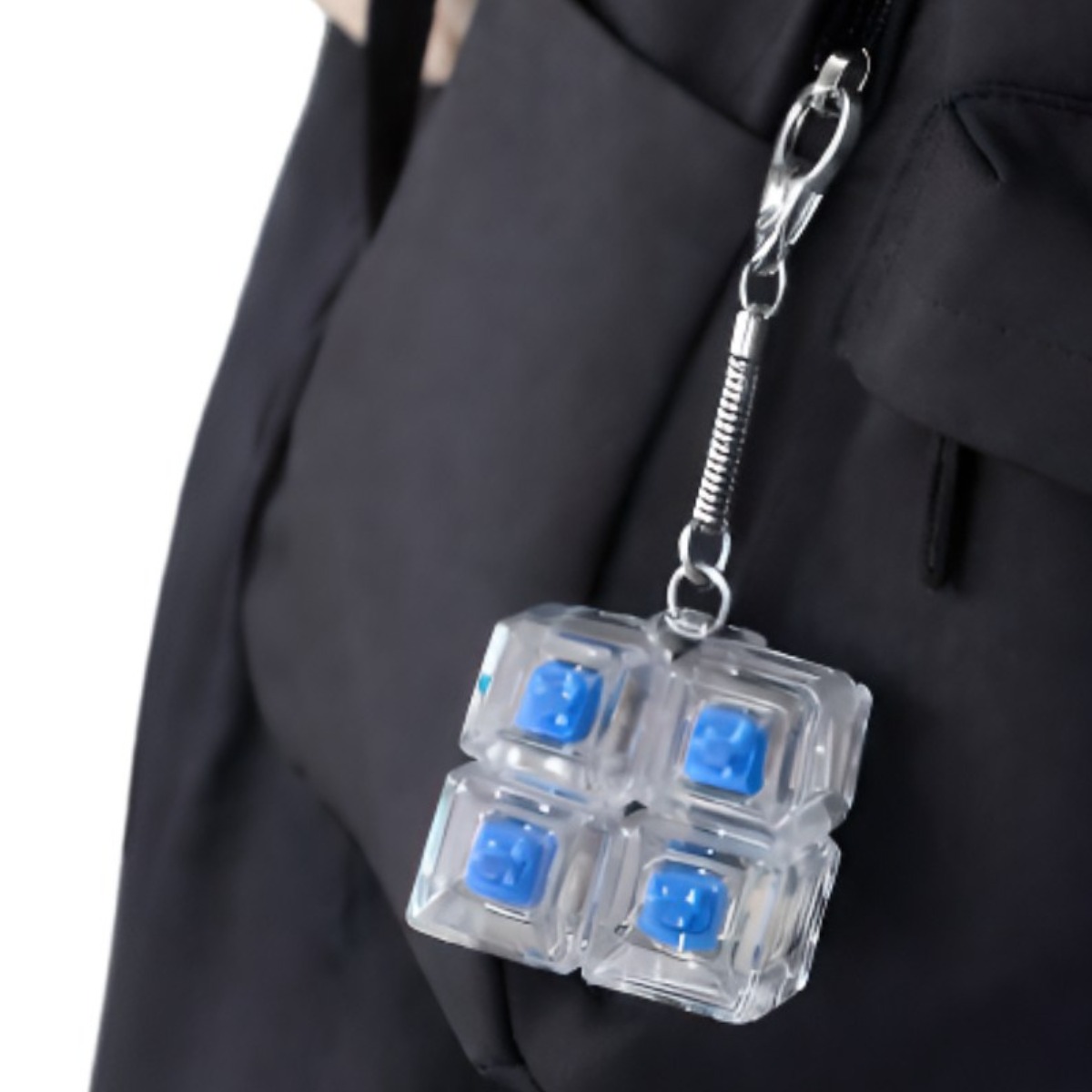 레누아 커스텀 키캡 키링 4구 led, 1개, 투명+하트 17,300원