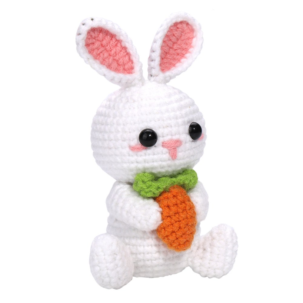 DIY 코바늘인형뜨기 손뜨개인형 패키지 올인원키트, 28 토끼 (당근), 1세트 17,900원