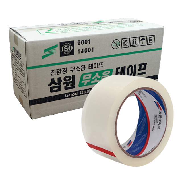 삼원테이프 OPP 무소음 아크릴 박스테이프 투명 45M 50개 42,600원