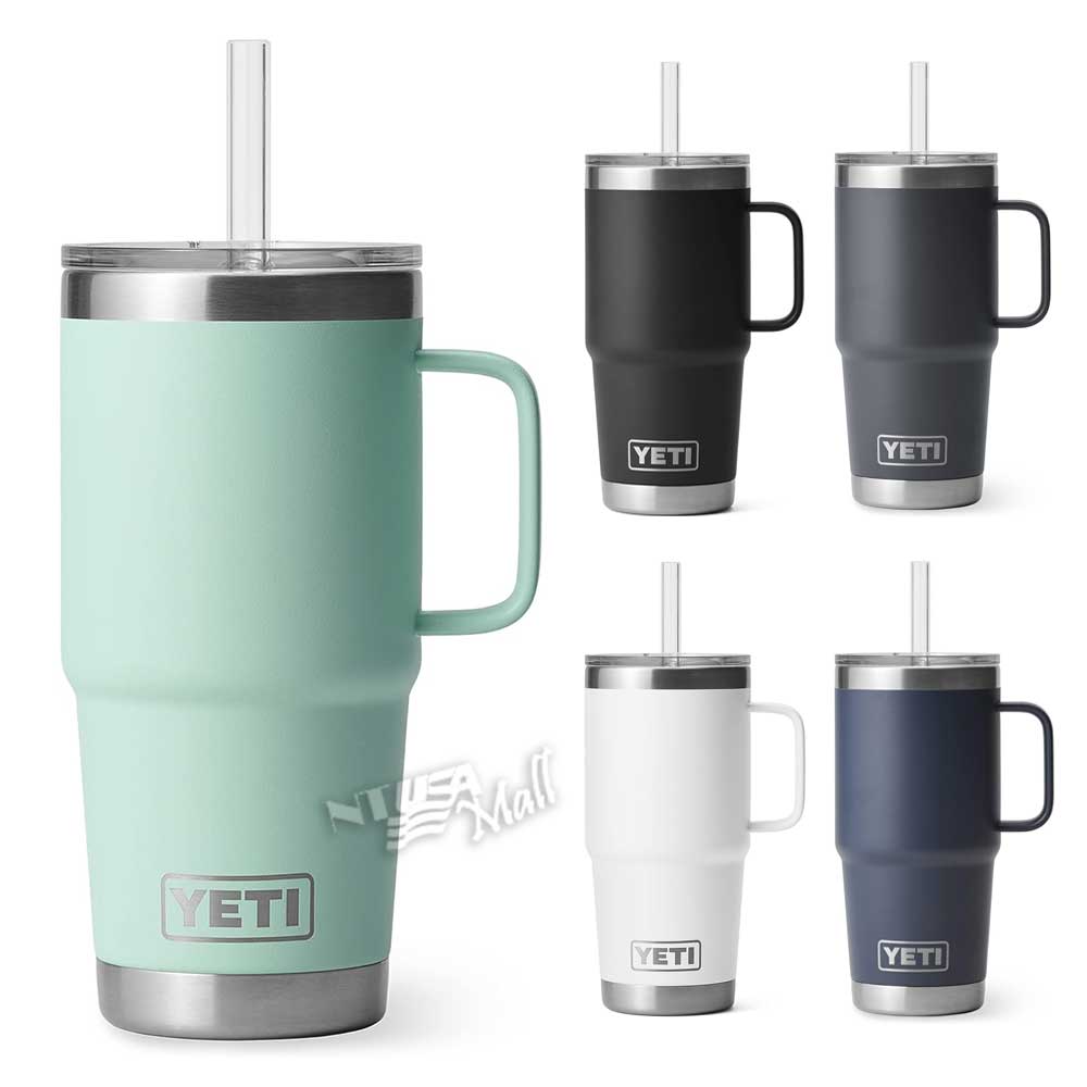 예티 램블러 손잡이 텀블러 트래블 머그 20oz 30oz YETI RAMBLER MUG WITH STRAW LID 86,500원