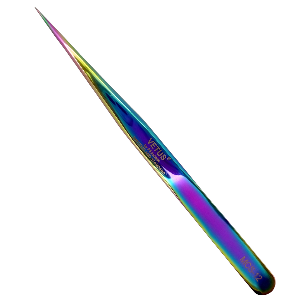 비투스 핀셋 VETUS MCS 12 레인보우 속눈썹연장재료 속눈썹핀셋 일자핀셋 다꾸핀셋 다이어리핀셋, 1개 8,500원