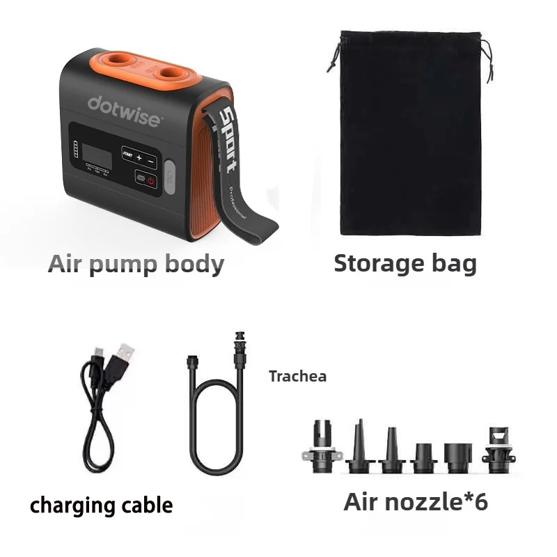 DOTWISE 22PSI 고유량 야외 캠핑 펌프 에어 매트리스 카약 패들 무선 휴대용 전기 71,300원