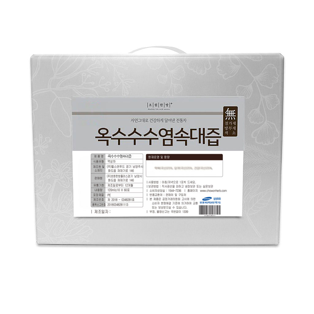 옥수수수염속대즙 120ml x 60포, 60개, 1개입, 120ml 68,000원