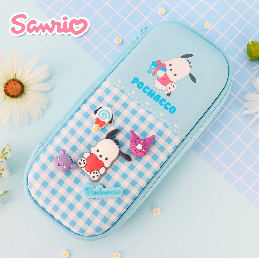 코지24 슈즈참 꾸미기 필통 EVA 하드케이스 와이드 파우치 예쁜 파츠 장식 가벼운 튼튼한필통, 1개, 포차코 11,900원