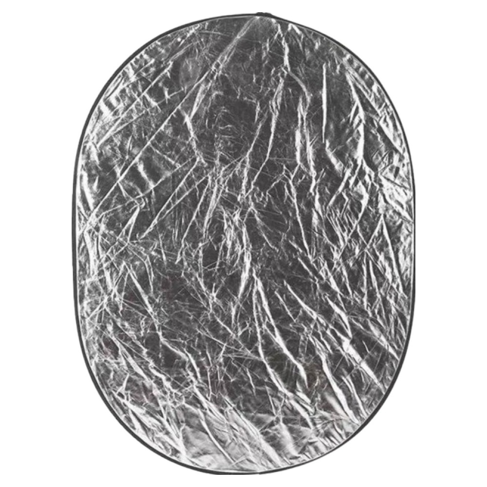 올이즈유 원형 반사판 실버 화이트 60 x 90 cm, 1개, 단일상품 9,990원