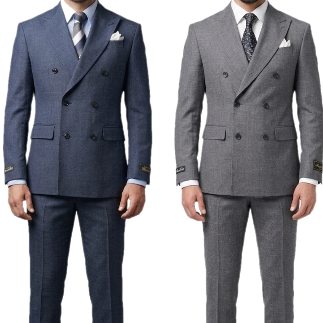 브랜드라인 남자 봄 가을 3컬러 더블 울 세미 슬림핏 울텍스 스테치 수트 정장 세트 199,900원