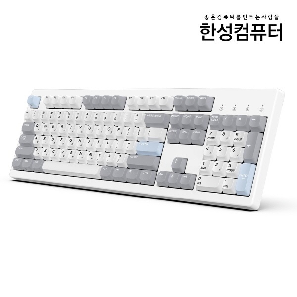 한성컴퓨터 TFG Magnetox XF 듀얼 8K 가스켓 마그네틱 게이밍 키보드 (Retro Blue) 124,000원