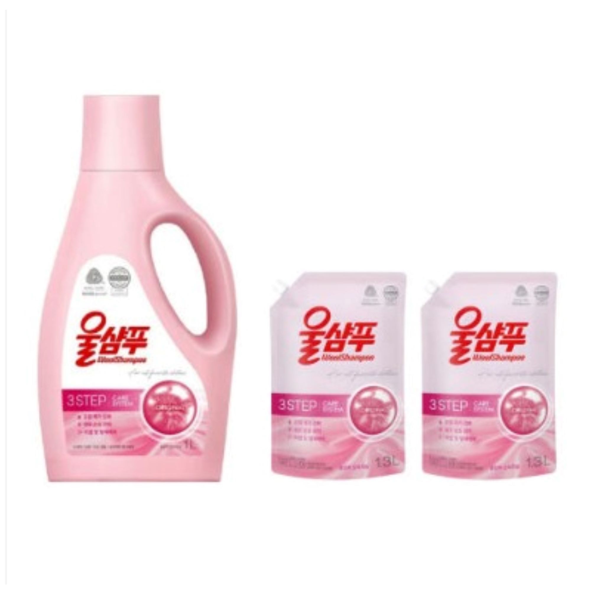 울샴푸 오리지널 1L 용기 + 1.4L 리필 2개, 3개 13,080원