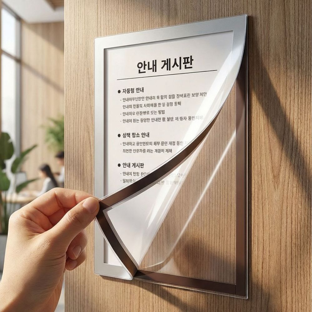 다파노 무타공 접착식 자석 안내 게시판 14,900원