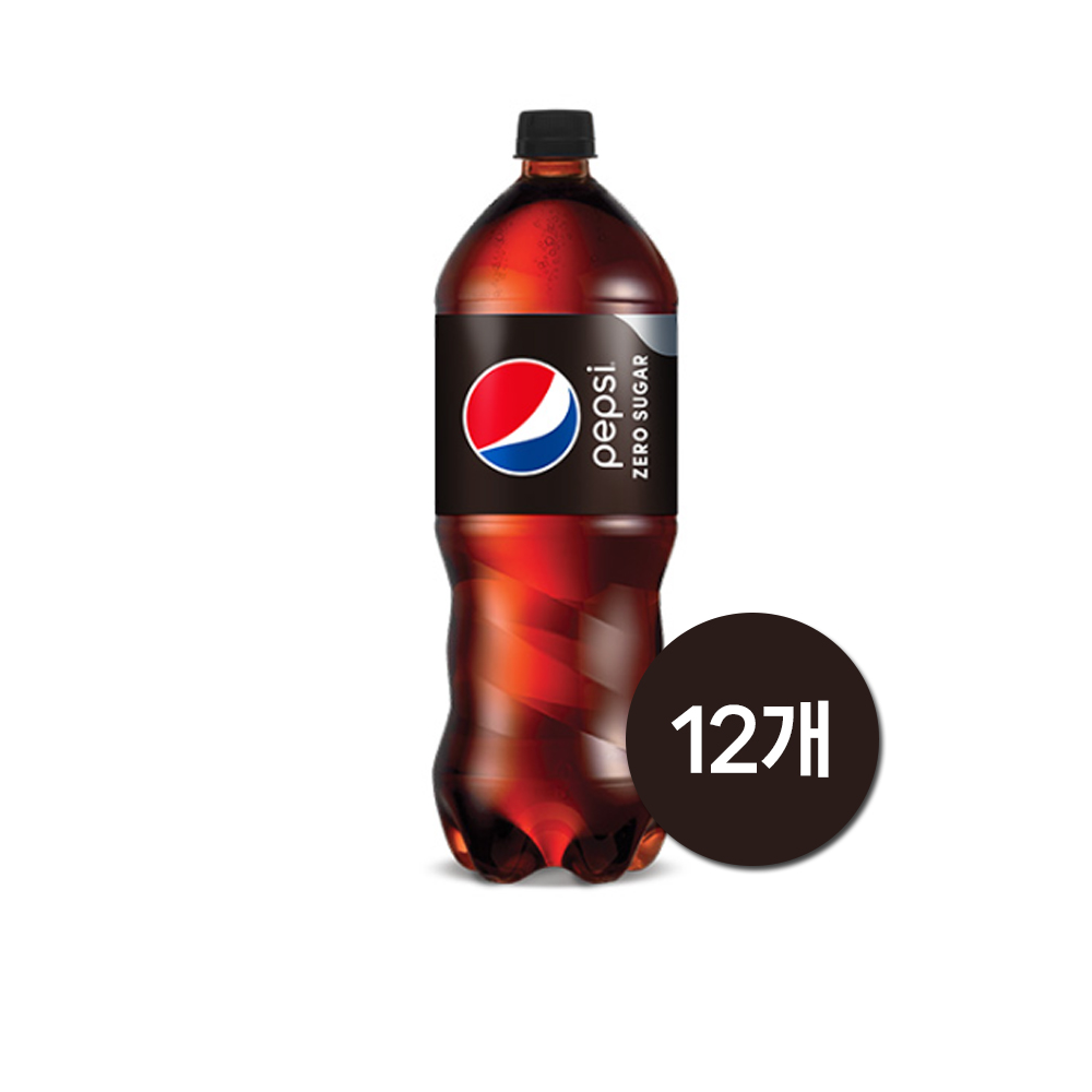 펩시 콜라 제로 슈거 1.5L 12펫, 1.5L, 12개 21,890원