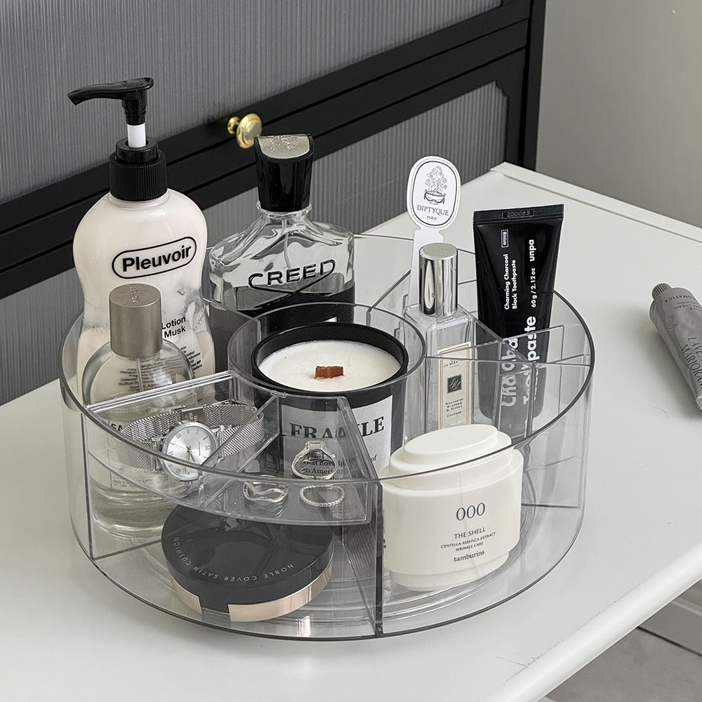 루시아이 모던 클리어 회전 화장품 정리함 14,900원