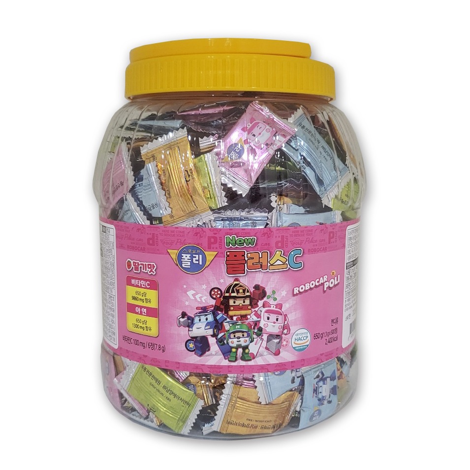 아동용 뉴 로보카폴리 플러스C 딸기맛 650g, 500정, 1개 14,500원