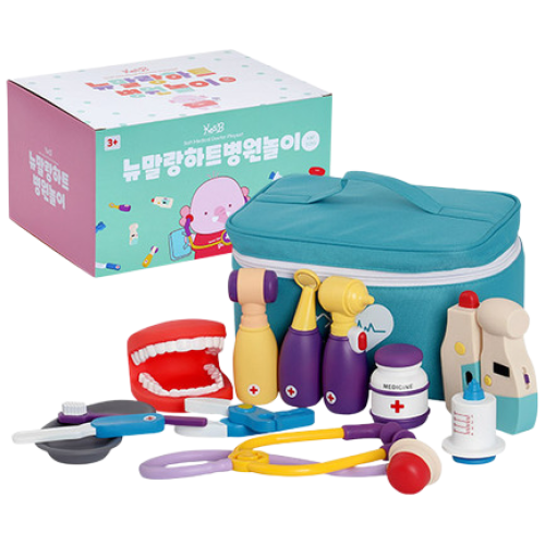 [캐스B] 플레이 뉴말랑하트 병원놀이 - 아기인형 의사놀이 사회성발달 역할놀이, 혼합, 1개 60,000원
